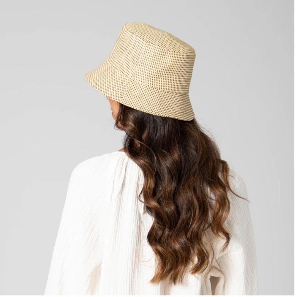 San Diego Hat Co. Textured Woven Bucket Hat, Blue, O/S   PG1289 - Picture 3 of 11